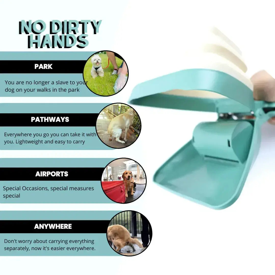 Portable Foldable Pet Waste Scooper popodog